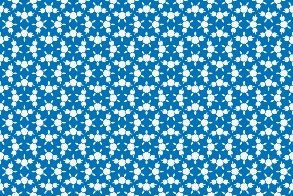 Blue Geometric Pattern Design Guide