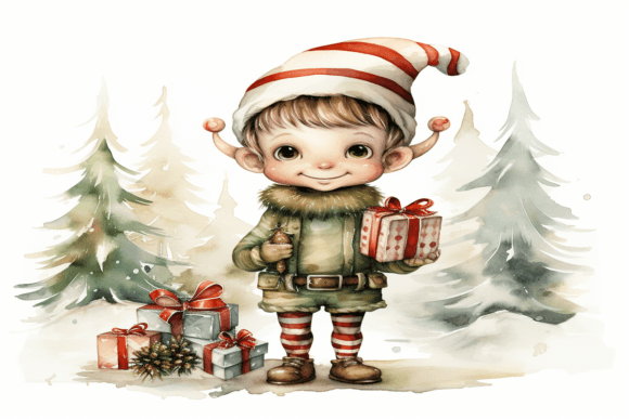 Christmas Elf Background