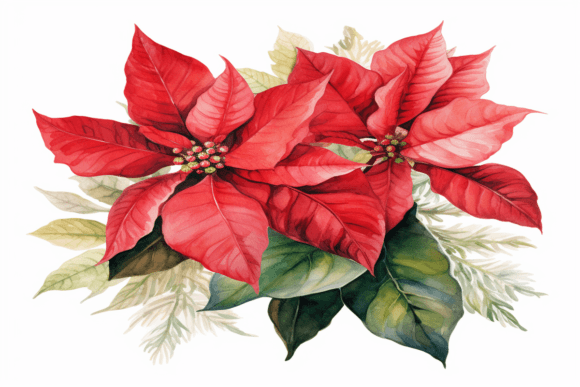 Christmas Poinsettia Background: Elevate Your Holiday Designs