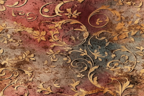Gold Damask Pattern, Damask Pattern