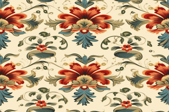 Luxury Damask Pattern