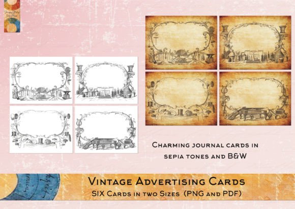Quirky Vintage Cards for Junk Journals