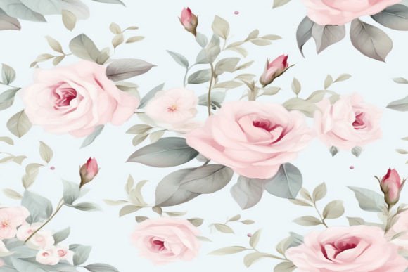 Shabby Chic Floral Seamless Pattern