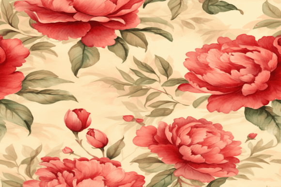 Vintage Rose Seamless Pattern: A Versatile Asset for Digital and Physical Creations