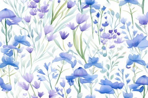 Watercolor Floral Seamless Pattern