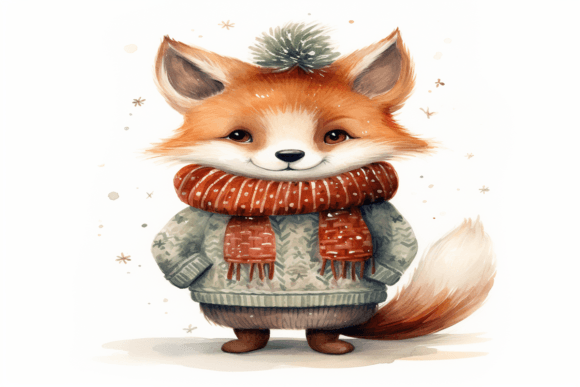 Watercolor Fox Background: A Versatile Digital Asset for Creative Projects
